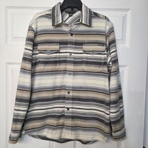 Striped Button-Up Shirt